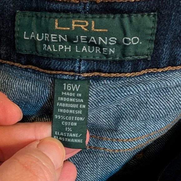 Ralph Lauren Women's Dark Blue Straight Jeans - Picture 3 of 7